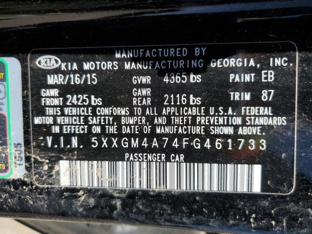 5XXGM4A74FG461733 KIA Optima Lx