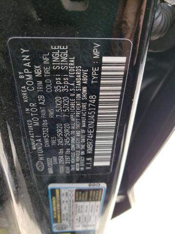 2022 HYUNDAI PALISADE C - KM8R74HEXNU451748