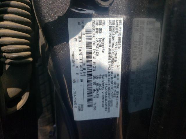 1FADP3K29JL331243 Ford FOCUS SE