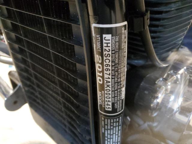 2010 HONDA VT1300 CT JH2SC6671AK000545