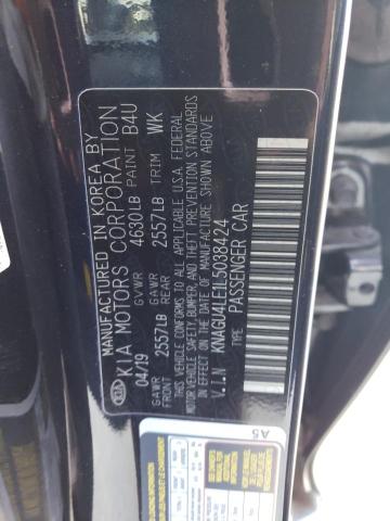 KNAGU4LE1L5038424 KIA Optima Hybrid Ex