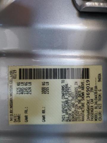 1N4AA6AV3KC369019 Nissan MAXIMA S