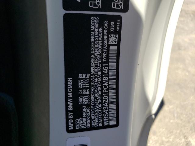 2023 BMW M4 COMPETI - WBS43AZ01PCM81461