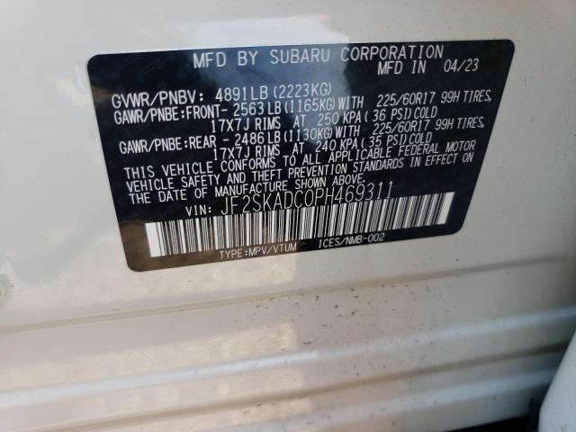 JF2SKADC0PH469311 Subaru Forester P 12