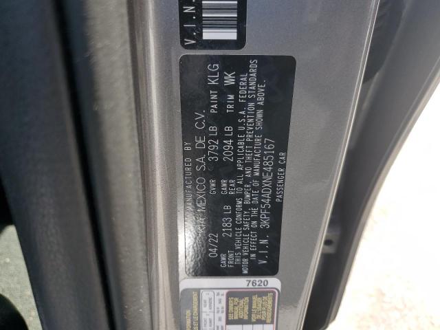 3KPF54ADXNE485167 KIA Forte Gt Line