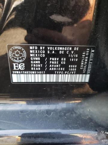 2016 VOLKSWAGEN GOLF SPORT - 3VWA17AU2GM514917