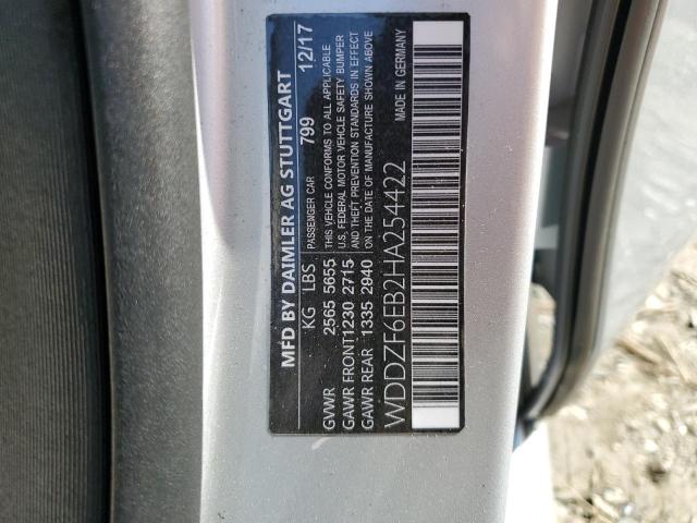 WDDZF6EB2HA254422 Mercedes-Benz E 43 4matic Amg