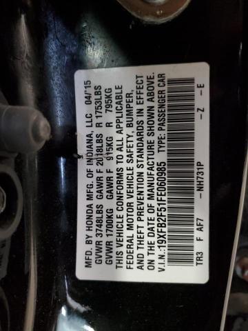 19XFB2F51FE060985 Honda Civic Lx
