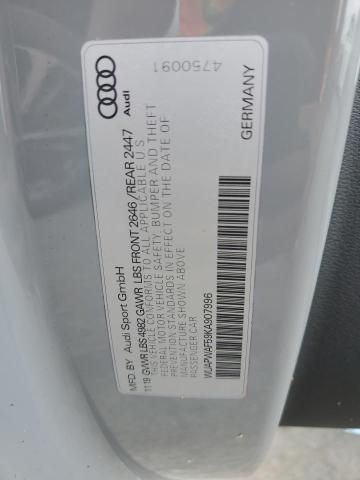 2019 AUDI RS5 WUAPWAF59KA907996