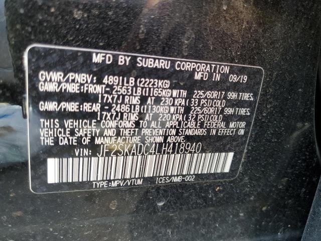 JF2SKADC4LH418940 Subaru Forester