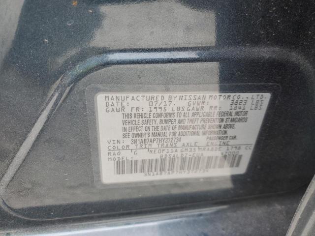 2017 NISSAN SENTRA S - 3N1AB7AP7HY372734