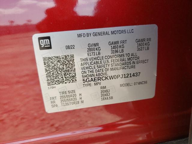 5GAERCKW0PJ121437 Buick Enclave Premium