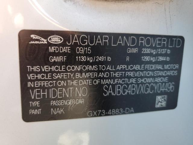 SAJBG4BVXGCY04496 Jaguar Xf S