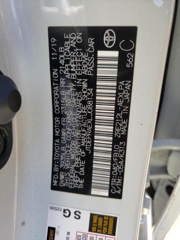 JTDEPRAEXLJ088134 Toyota COROLLA LE