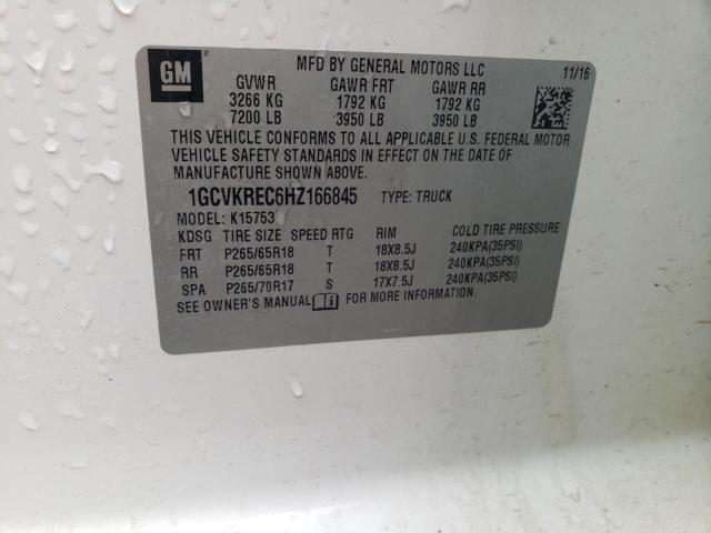 2017 CHEVROLET 1500 SILVE - 1GCVKREC6HZ166845