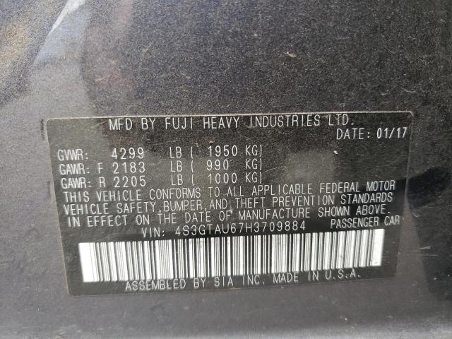 4S3GTAU67H3709884 Subaru Impreza Limited