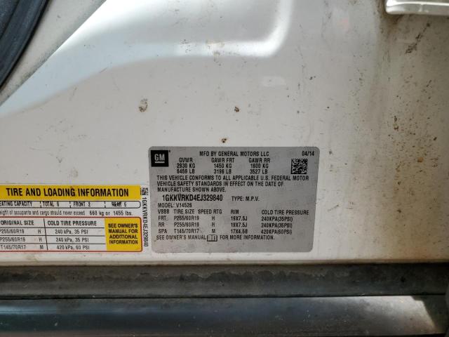 1GKKVRKD4EJ329840 GMC Acadia Slt-1