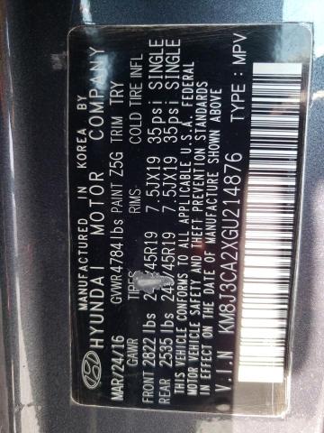 KM8J3CA2XGU214876 Hyundai Tucson Limited