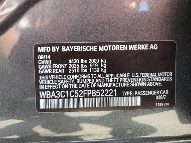 WBA3C1C52FP852221 BMW 328 I Sulev