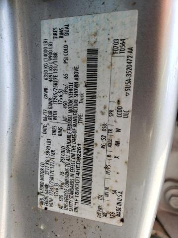 1FT8W3DT4HED92261 Ford F350 Super Duty