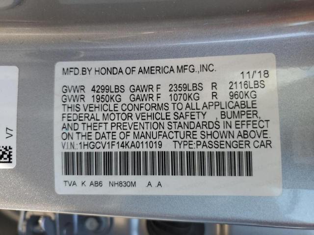 1HGCV1F14KA011019 Honda ACCORD LX