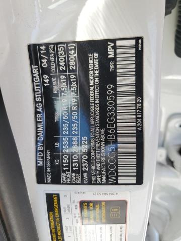 WDCGG5HB6EG330599 Mercedes-Benz GLK 350