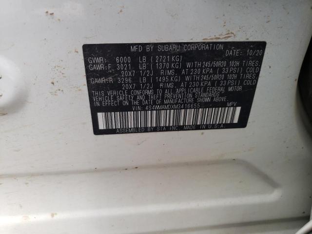 4S4WMAMDXM3416655 Subaru Ascent Limited