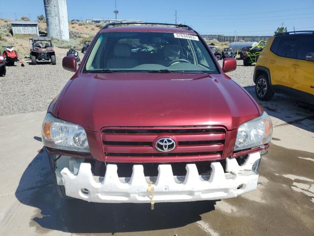 2005 Toyota Highlander Limited VIN: JTEDP21A950072480 Lot: 57634983