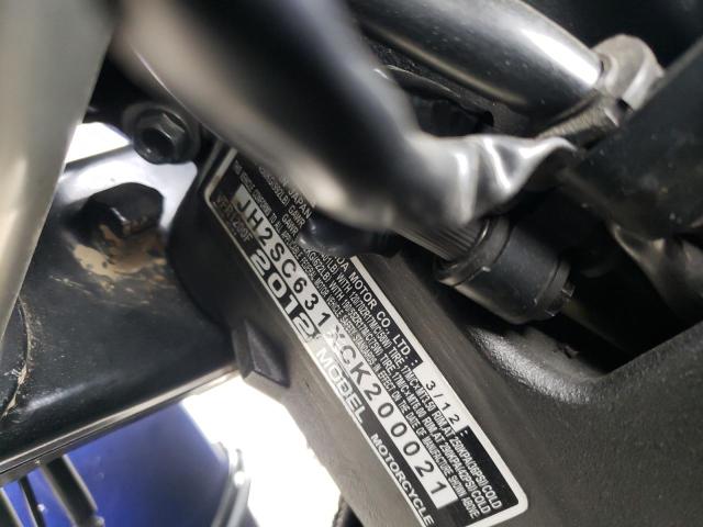 2012 HONDA VFR1200 F - JH2SC631XCK200021
