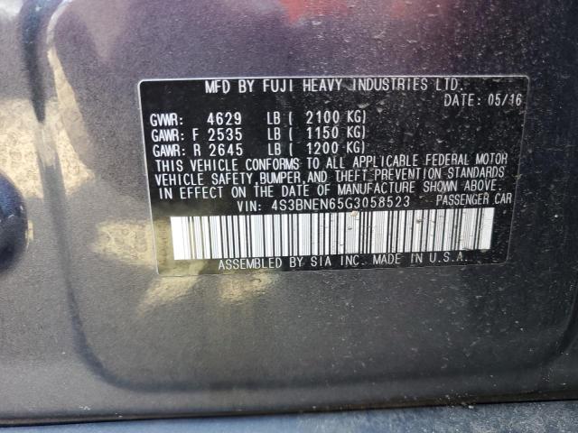 4S3BNEN65G3058523 Subaru Legacy 3.6r Limited