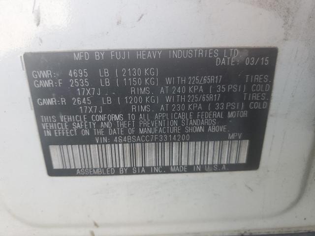 4S4BSACC7F3314200 Subaru Outback 2.5i Premium