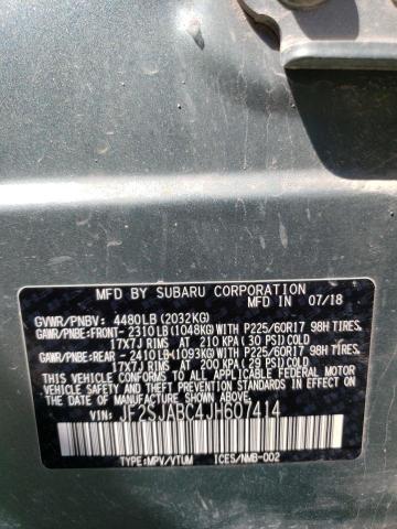 JF2SJABC4JH607414 Subaru Forester 2.5i