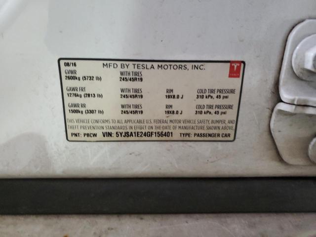 5YJSA1E24GF156401 Tesla MODEL S