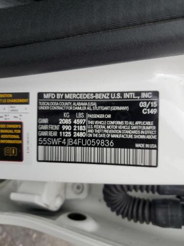 55SWF4JB4FU059836 Mercedes-Benz C 300