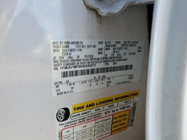 1FMJU1MT6KEA52673 Ford Expedition Platinum