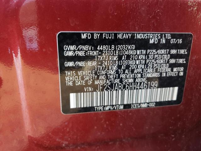 JF2SJABC6HH446199 Subaru Forester 2.5i