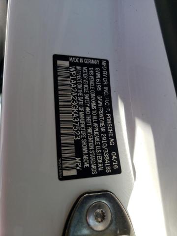 WP1AA2A23GKA37523 Porsche Cayenne