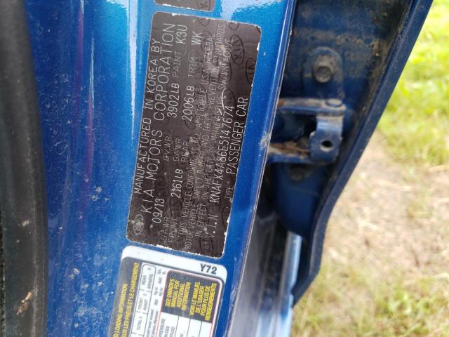 KNAFX4A86E5147674 KIA FORTE EX