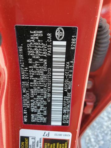 4T1BF1FK1EU775313 Toyota CAMRY L
