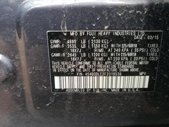4S4BSBLC2F3319536 Subaru Outback 2.5i Limited