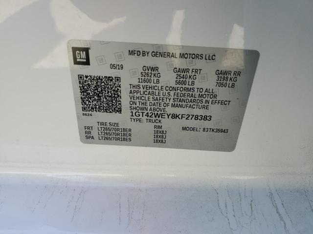 1GT42WEY8KF278383 GMC Sierra K3500 Denali