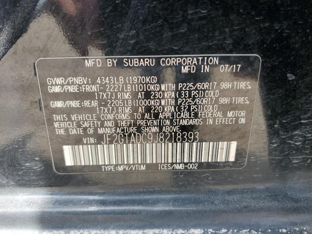 JF2GTADC9J8218393 Subaru Crosstrek Premium