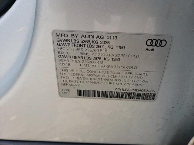 VIN WA1LFAFP4DA057365 2013 Audi Q5, Premium Plus no.12