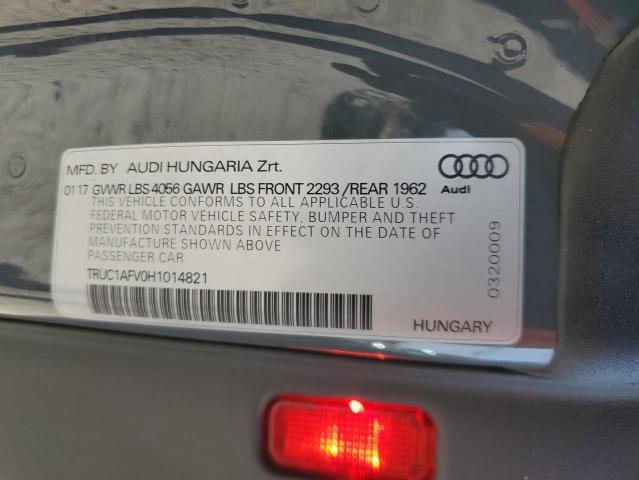 2017 AUDI TTS - TRUC1AFV0H1014821