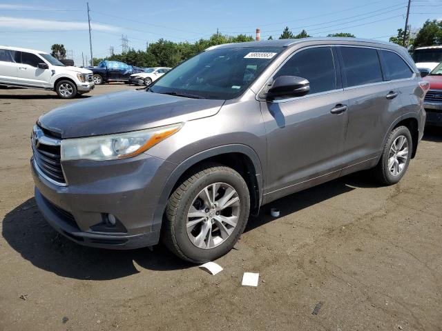 VIN 5TDJKRFH3FS209822 2015 Toyota Highlander, Xle no.1