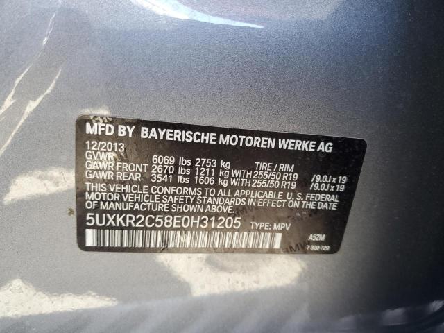 VIN 5UXKR2C58E0H31205 2014 BMW X5, Sdrive35I no.13