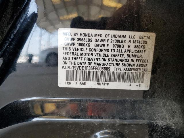 2015 ACURA ILX 20 19VDE1F36FE008669