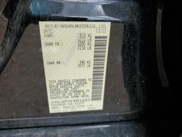 1N4AL3AP3FN401102 Nissan ALTIMA 2.5