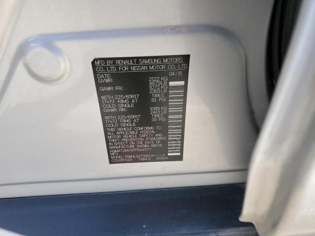 KNMAT2MVXFP554577 Nissan ROGUE S