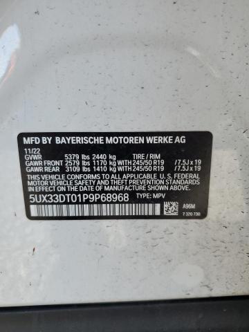 2023 BMW X4 XDRIVE3 - 5UX33DT01P9P68968